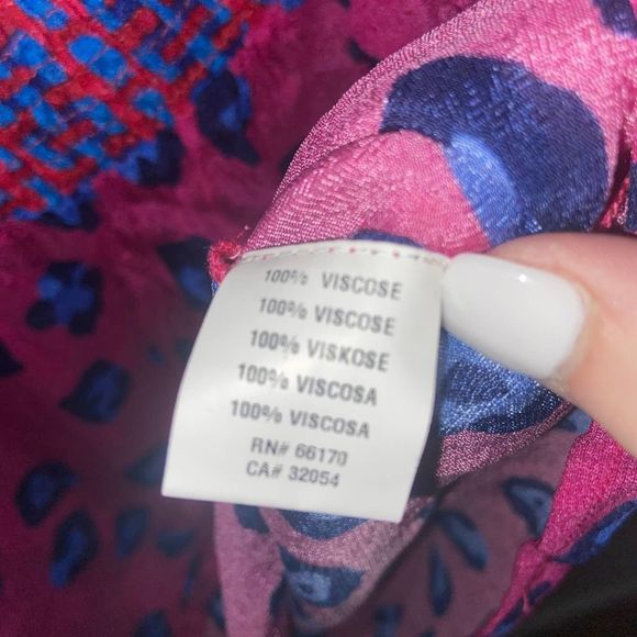 Anthropologie blue and pink Leopard Print Tank Top! - Picture 8 of 10